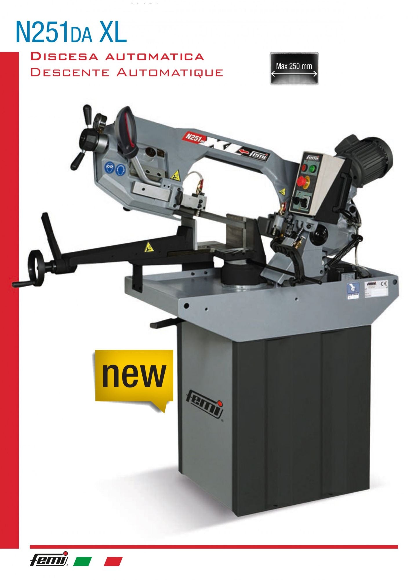 Segatrice a nastro Femi N251 DA XL - trifase 