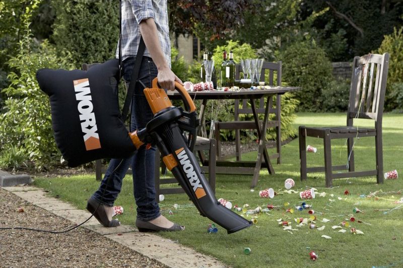 Soffiatore elettrico 3000W Worx WG505E - aspiratore e trituratore