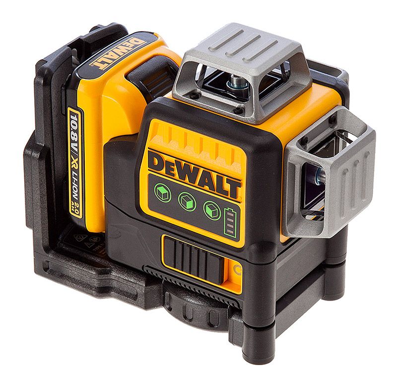 Tracciatore laser Dewalt DCE089D1G - 3 linee 360° XR 10.8V raggio verde