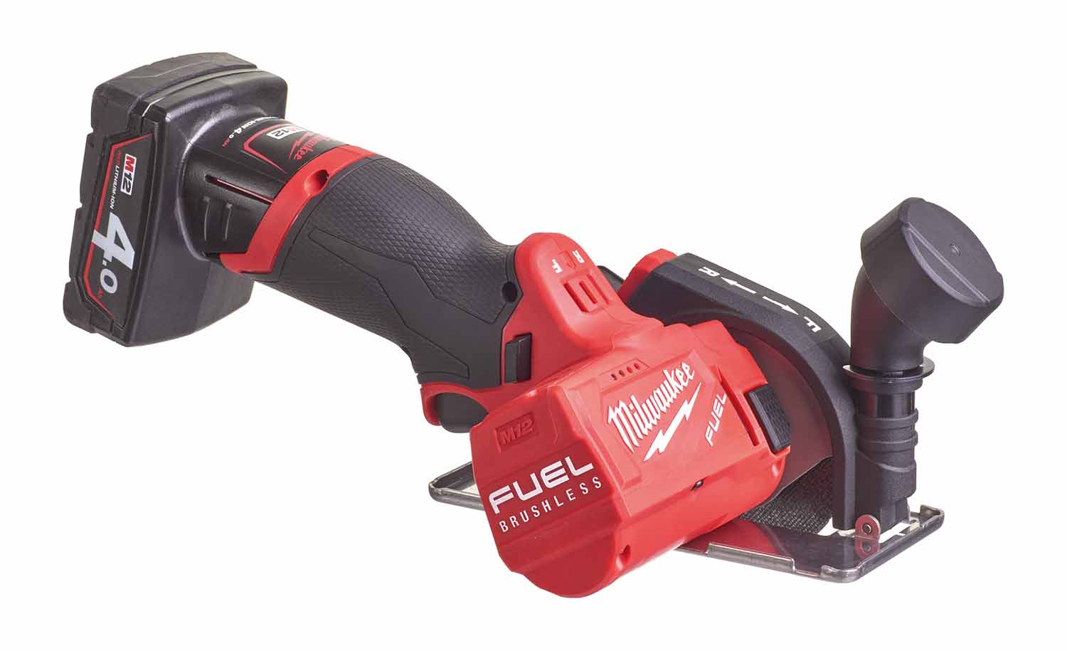 Milwaukee M12 FCOT-422X, mini smerigliatrice a batteria, batterie 1 x 2.0Ah e 1 x 4.0Ah 12V, con dischi da taglio
