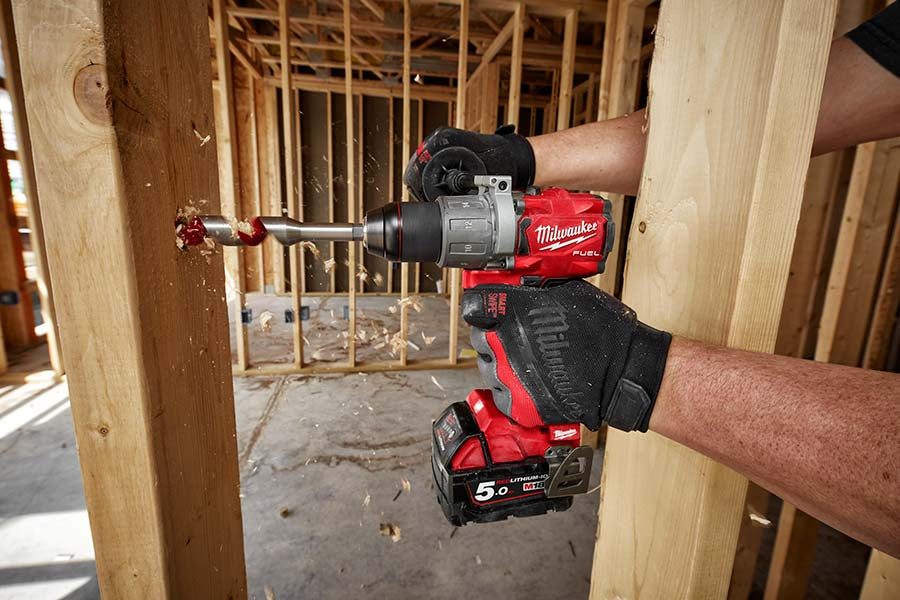 Milwaukee M18FPP3F-554X - Kit utensili a batteria 18V Fuel - Trapano, Smerigliatrice, Tassellatore