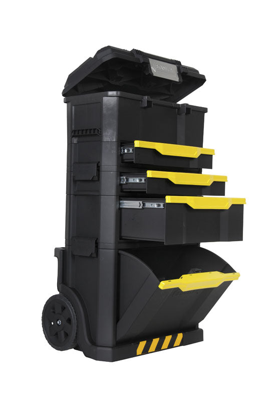 Stanley 1-79-206, trolley cassettiera modulare Rolling Workshop 3 in 1