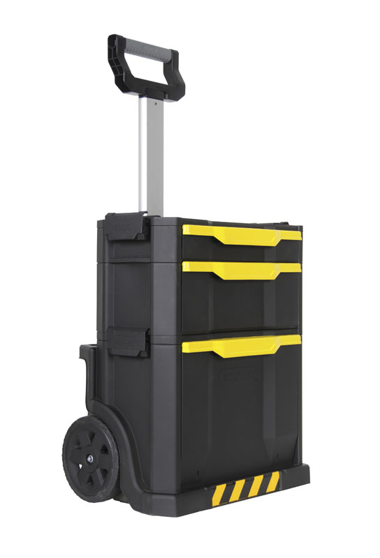 Stanley 1-79-206, trolley cassettiera modulare Rolling Workshop 3 in 1