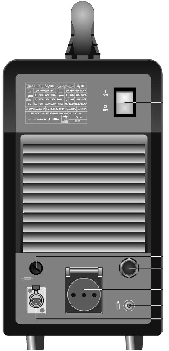 ELETTRO CF S00166 TIG 1615 AC/DC HF