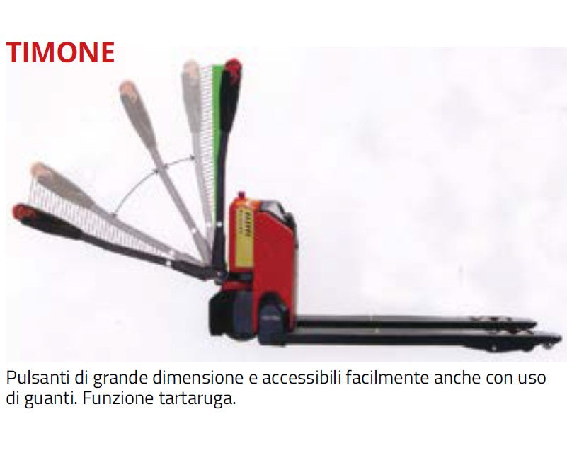 Novamach NEEN - Transpallet elettrico a batteria, 1,5 ton 