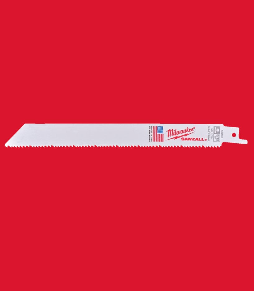 Milwaukee 48005093 Lame universali Legno Metallo Palstica 200mm dentatura 812 ( Conf. N.5 PZ )