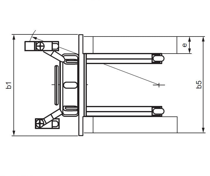 AxA EFS1016 - Carrello sollevatore manuale con forche regolabili, 1000kg