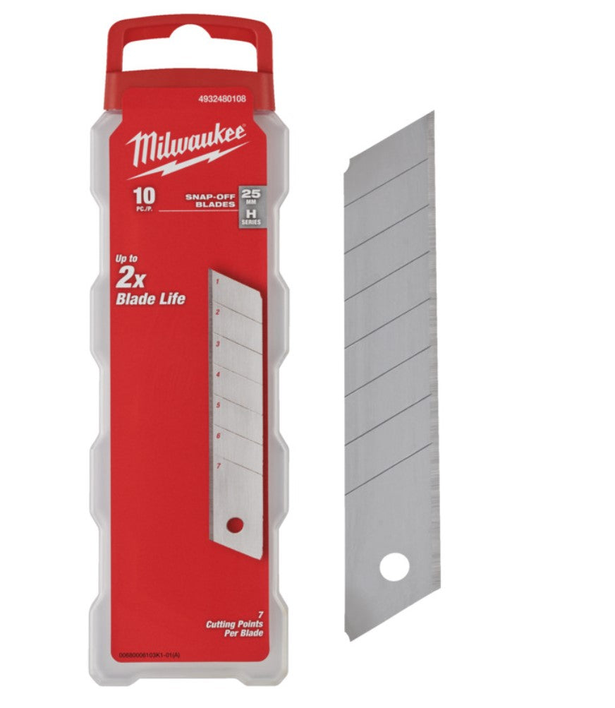 Milwaukee 4932480108 25mm Silver blade 10PCS CASE