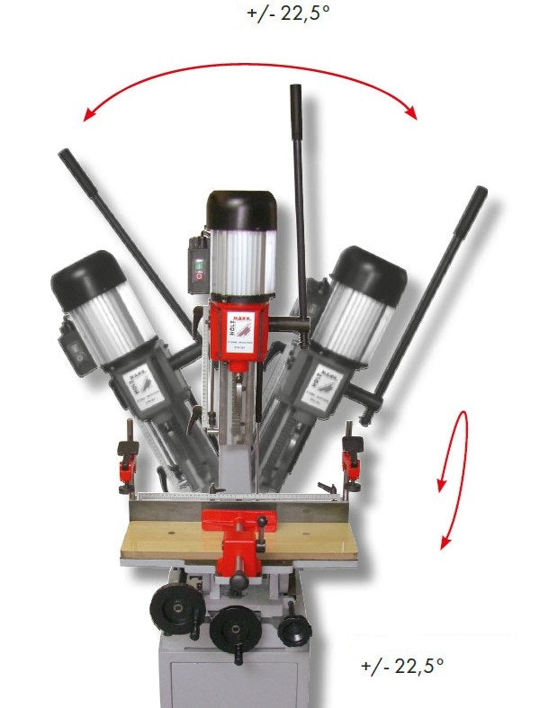 Holzmann STM 26S - Mortasatrice con testa orientabile