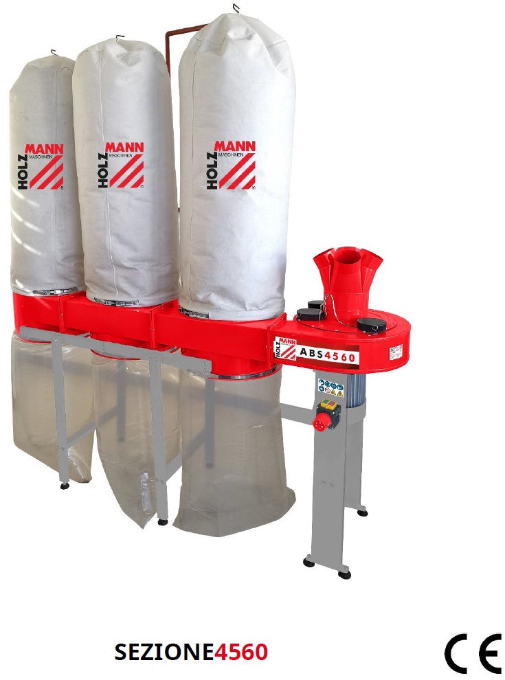 Holzamann ABS4560 400V Aspiratrucioli industriale