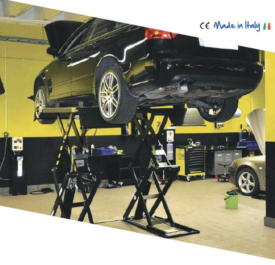 Omcn 718/A04 220V Ponte sollevatore elettroidraulico a doppia forbice 3,5 T