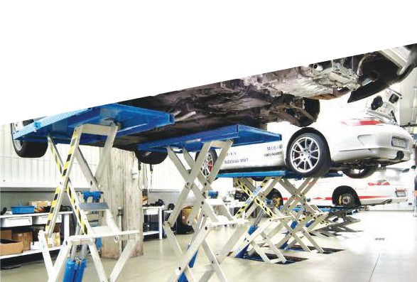 Omcn 718/A04 220V Ponte sollevatore elettroidraulico a doppia forbice 3,5 T