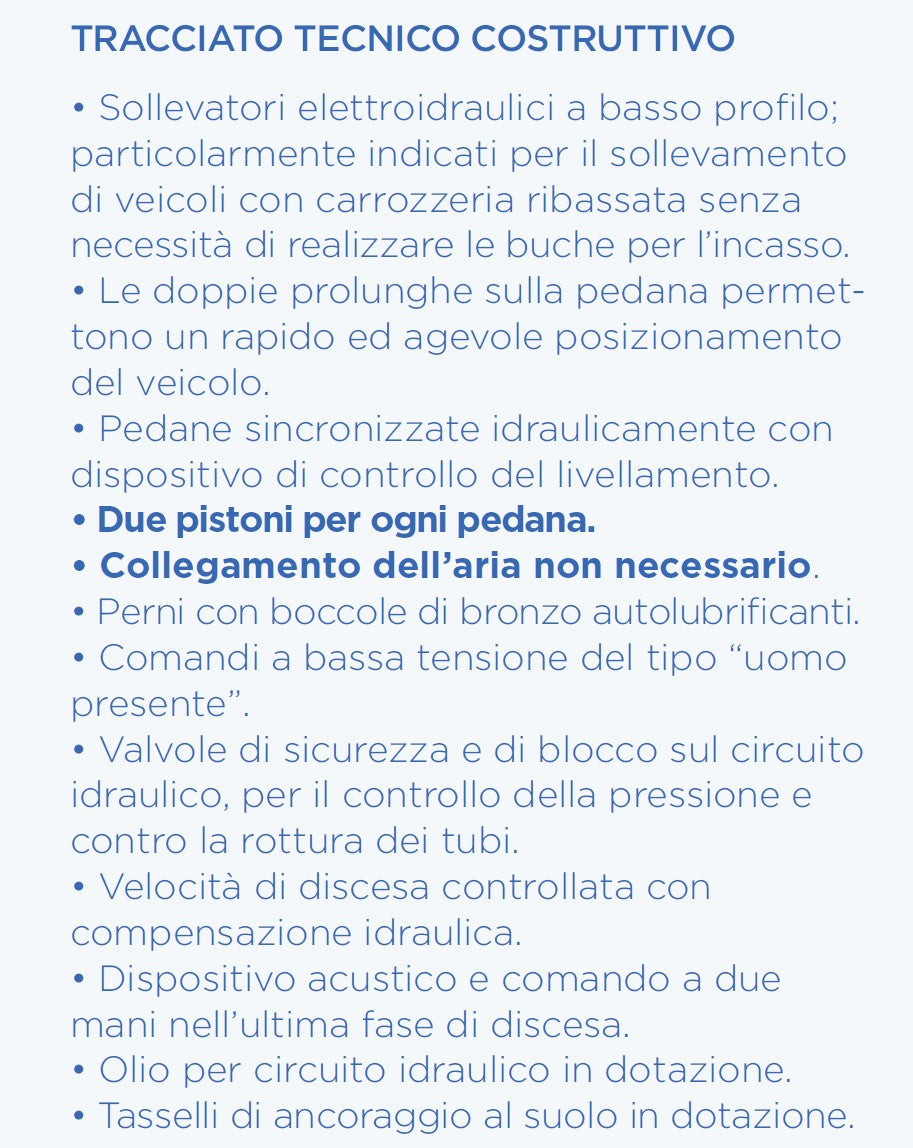 Omcn 718/A04 220V Ponte sollevatore elettroidraulico a doppia forbice 3,5 T