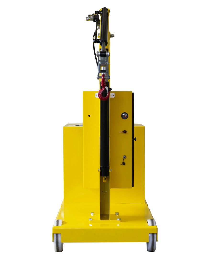 AxA GZ1000B - Gru gruetta idraulica a batteria, salita/discesa a singola velocità