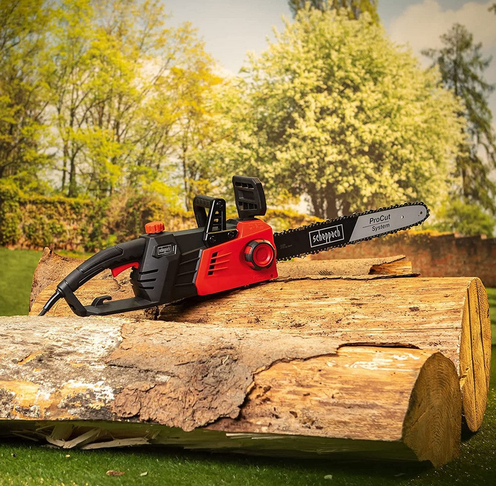 Scheppach cse2700 Elettrosega 2700w barra 46cm tensionamento rapido 220V