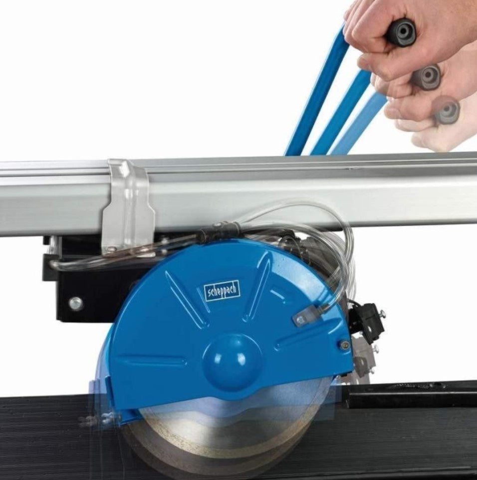 Scheppach FS4700 - Tagliapiastrelle elettrico ad acqua con banco, taglio 120cm
