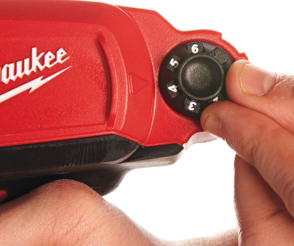 Milwaukee M12 PCG/400A-201B 4933441665 Pistola per silicone con tubo alluminio 400ml 12v