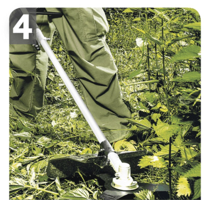 Scheppach mfh5200-4p Decespugliatore a scoppio multifunzione 4 in 1 51.7cc