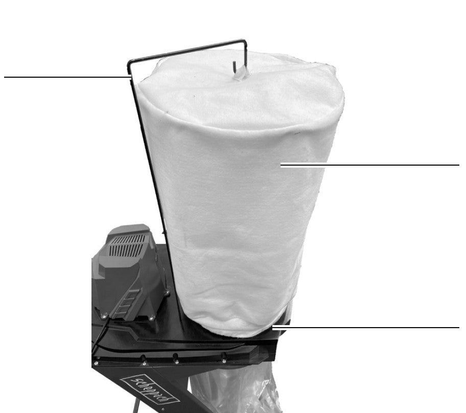 Scheppach DC500 - Aspiratrucioli aspiratore per legno, 550W