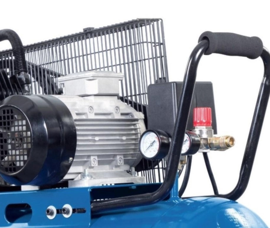 Scheppach hc550tc 400v Compressore a cinghia 100lt 3 cilindri 4cv 10 bar