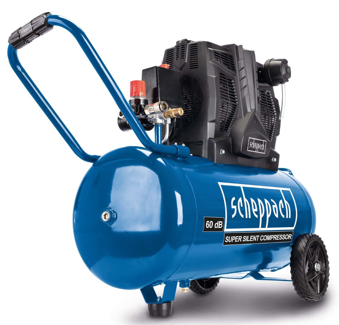 Scheppach hc51si Compressore aria silenziato 50lt 1.5Kw 8 bar