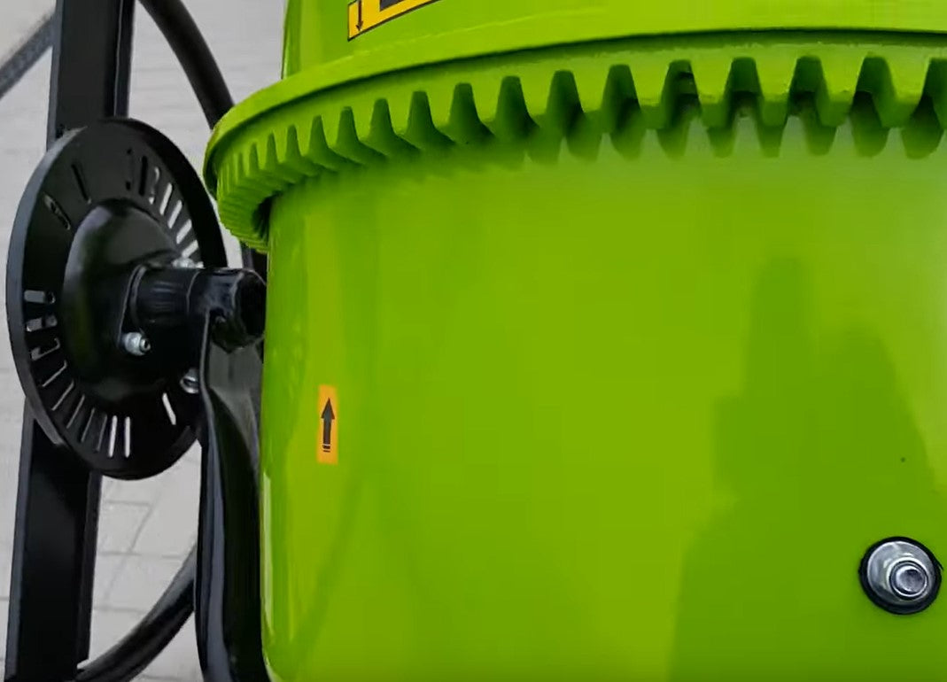 ZIPPER ZI-BTM130 BETONIERA ELETTRICA 130L 550W IMPASTATRICE MISCELATORE CEMENTO