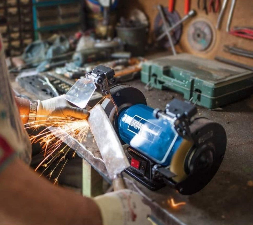 SCHEPPACH sm150lb luce led Smerigliatrice da banco mola e spazzola da 6" ø 150MM 400w 220V