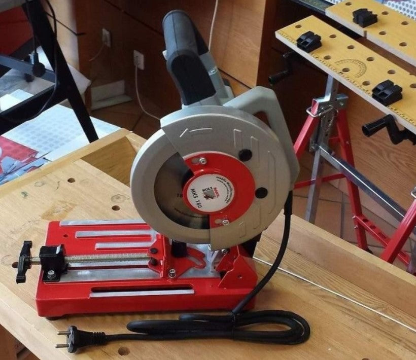 HOLZMANN mks180 Troncatrice portatile per metalli 230v lama 180 mm WIDIA