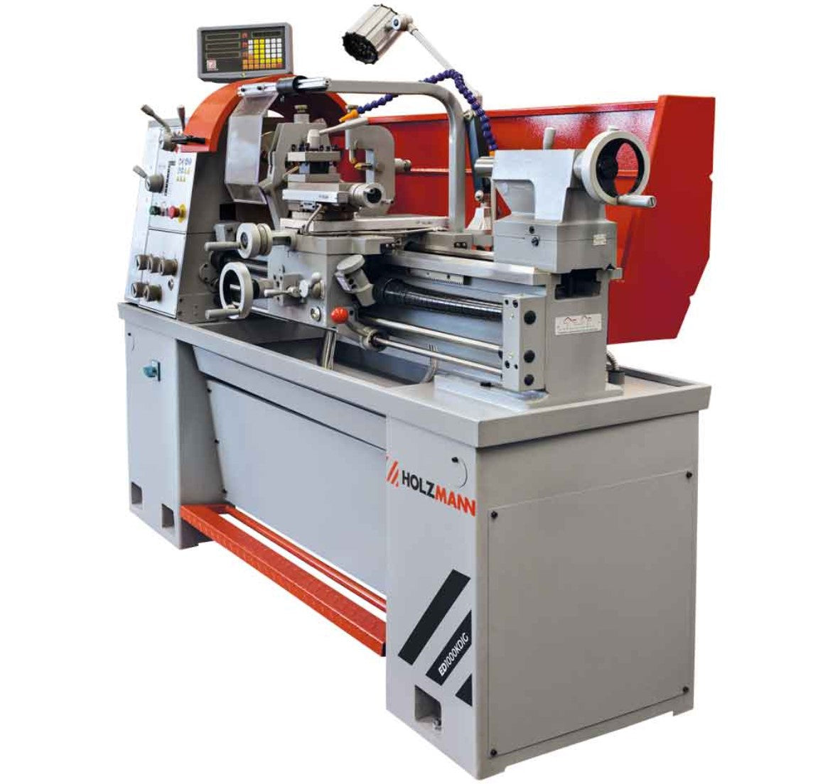 HOLZMANN ed1000kdig Tornio parallelo da ferro metallo con visualizzatore 400v
