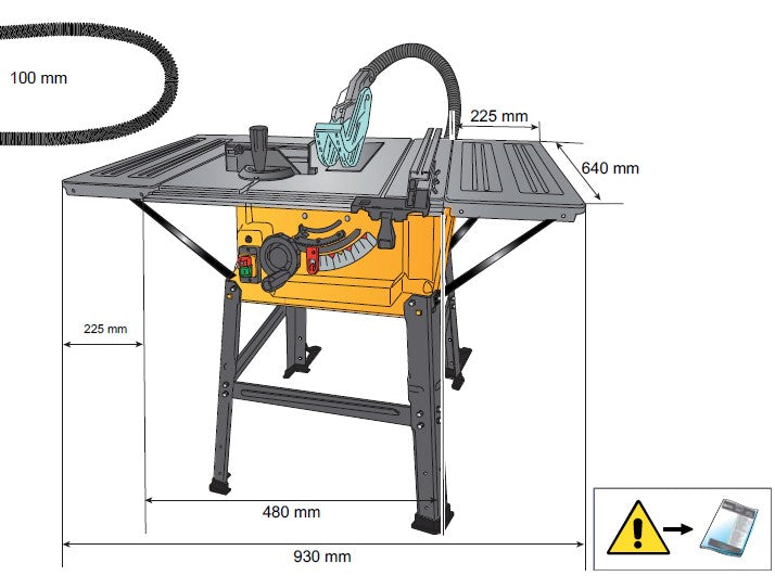 Femi Job Line TS 36-523 - Banco sega circolare Ø254mm 1500W
