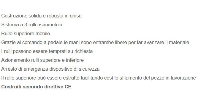 Metallkraft 3813204 CALANDRA MOTORIZZATA CON AZIONAMENTO ELETTRICO RBM 2050-15E 400V larghezza curvatura 2050 mm