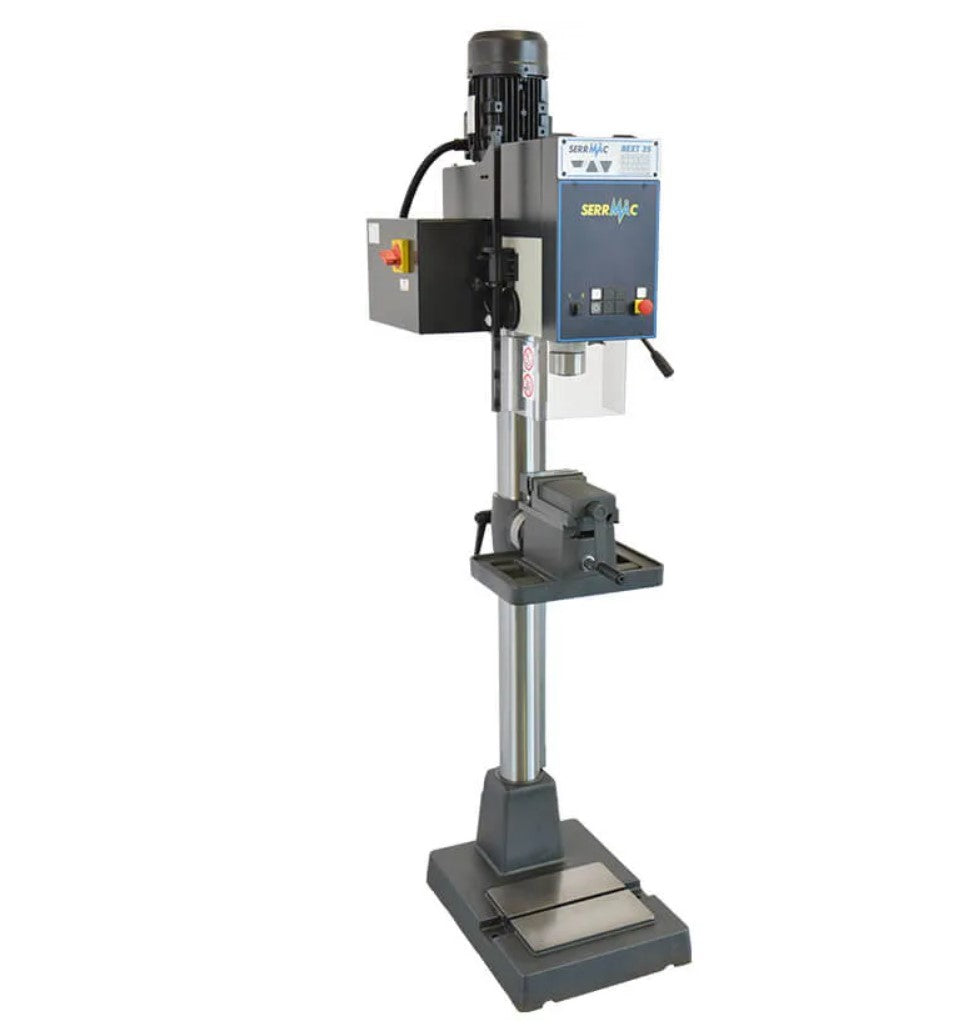 Serrmac Next 25 - Trapano a colonna professionale con trasmissione a pulegge