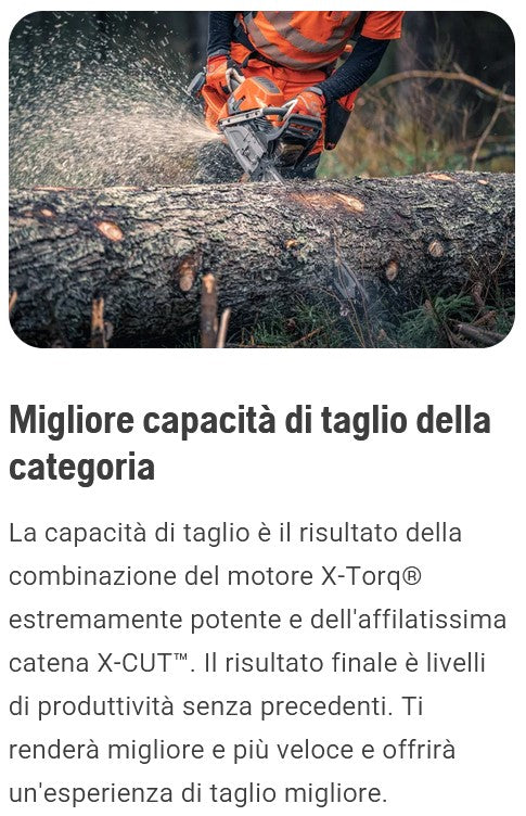 Husqvarna motosega forestale 592 xp barra 60 cm 92,7 cc