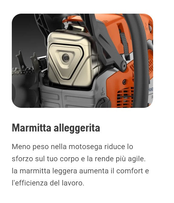 Husqvarna motosega forestale 592 xp barra 60 cm 92,7 cc