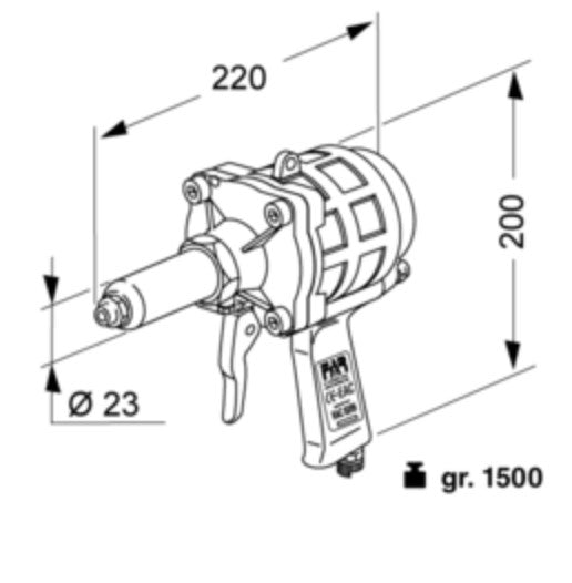 Rivettatrice FAR 83/95 macchina pneumatica robusta e veloce