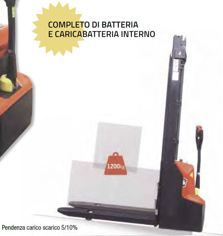 Novamach N1226E Sollevatore completamente elettrico con portata 1200 kg