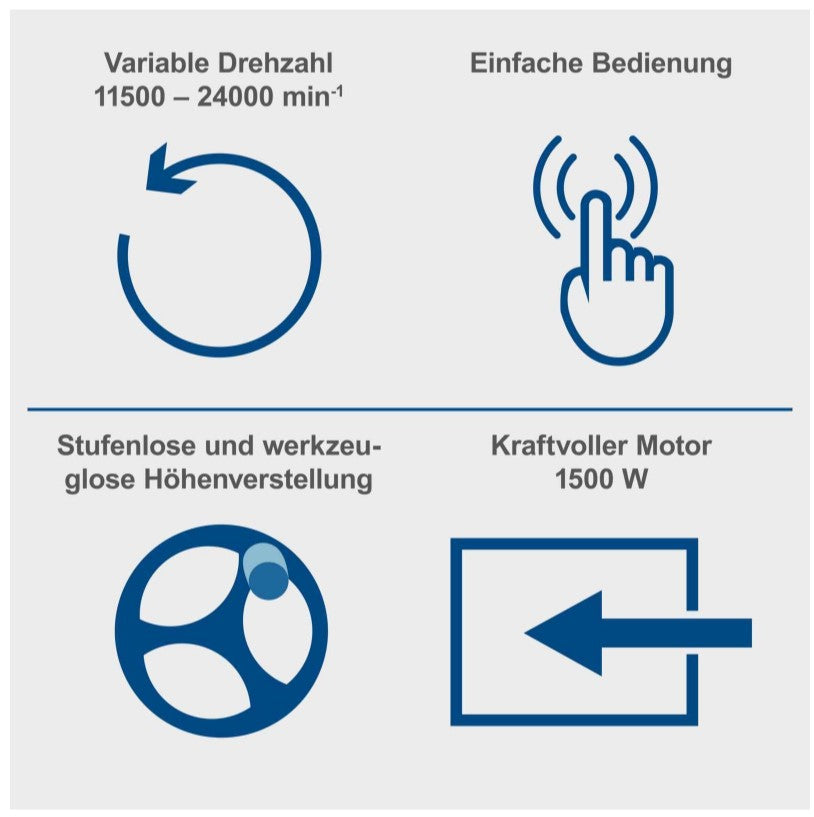 Scheppach HF60 Fresatrice da tavolo toupie legno 1500w