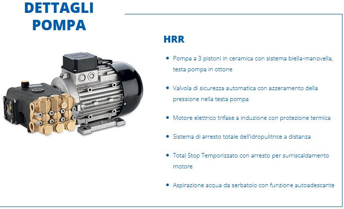 AR 25278-V 78 Series 7870 idropulitrice a caldo 60 gradi trifase