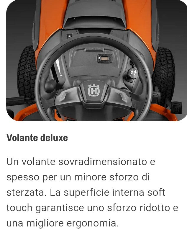 Trattorino scarico laterale Husqvarna TS 142T