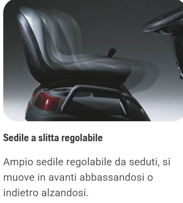 Trattorino scarico laterale Husqvarna TS 142T