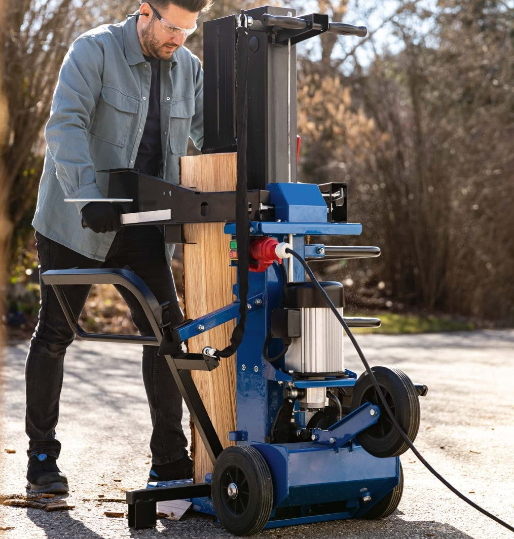 Scheppach compact 15t 400v Spaccalegna elettrico verticale 1070mm 15 tonnellate 3500w