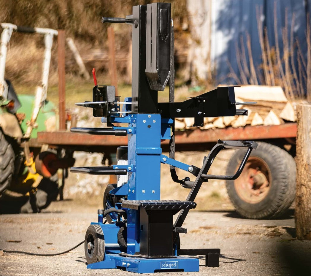Scheppach compact 15t 400v Spaccalegna elettrico verticale 1070mm 15 tonnellate 3500w