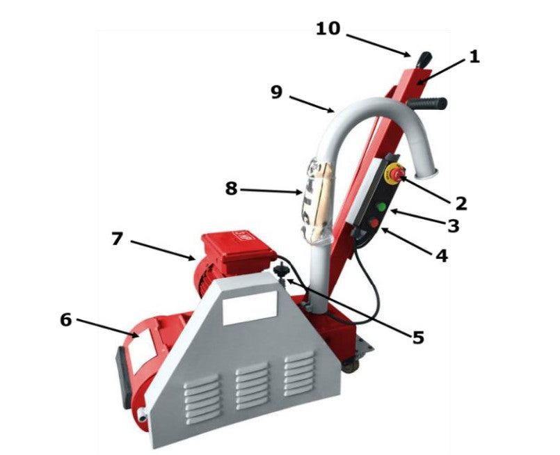 Holzmann PSM2_230V lucidatrice per parquet in legno