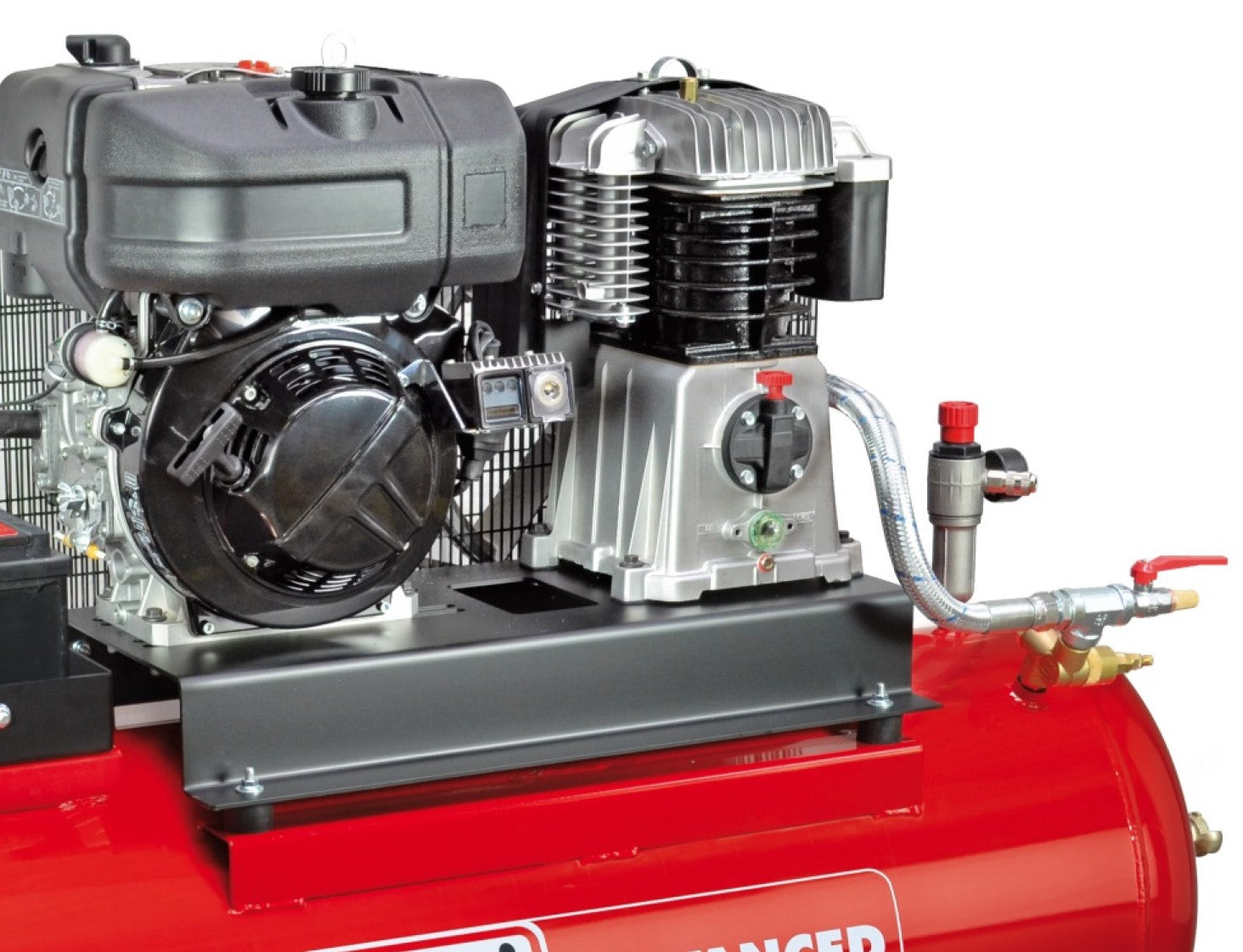Fini BK119-270F-11 motocompressore a diesel 10 bar , 270 l 1400 giri , ( batteria non inclusa )