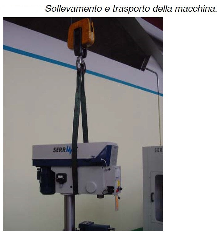 SERRMAC R32 E 380V CON DISCESA AUTOMATICA 30003 E MANDRINO 3-16 MM 9460003