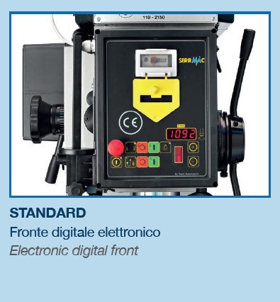 SERRMAC R32 E 380V CON DISCESA AUTOMATICA 30003 E MANDRINO 3-16 MM 9460003