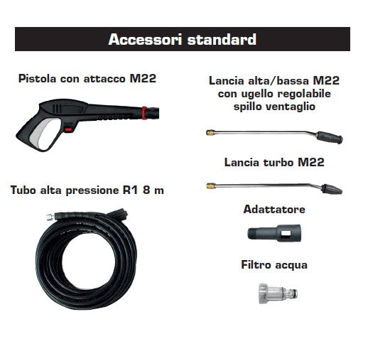 Lavor GIANT 24 PRO - Idropulitrice ad acqua fredda - 150 bar