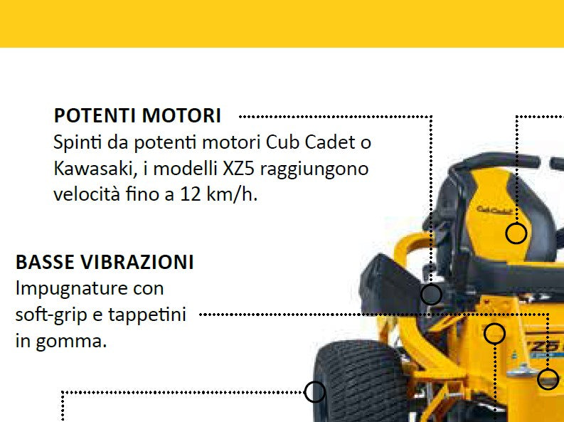 Cub Cadet XZ5 107 cm Zero Turns Trattorino rasaerba a raggio zero