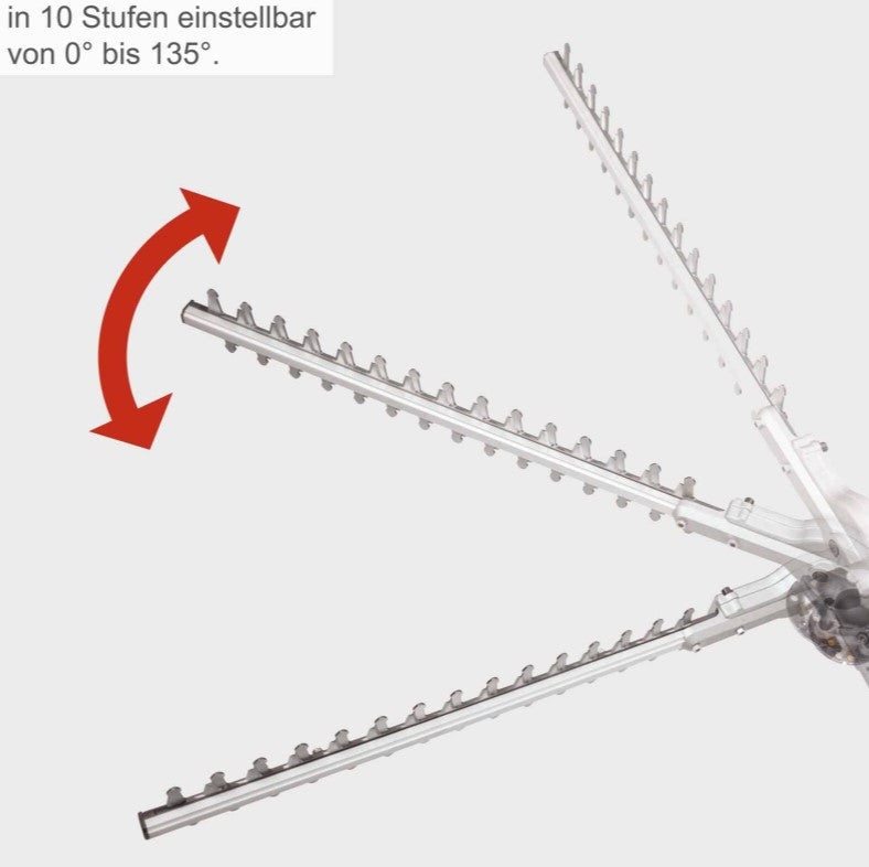 Scheppach etht1000 Tagliasiepi elettrico telescopico Lunghezza di taglio 410 mm 230 V
