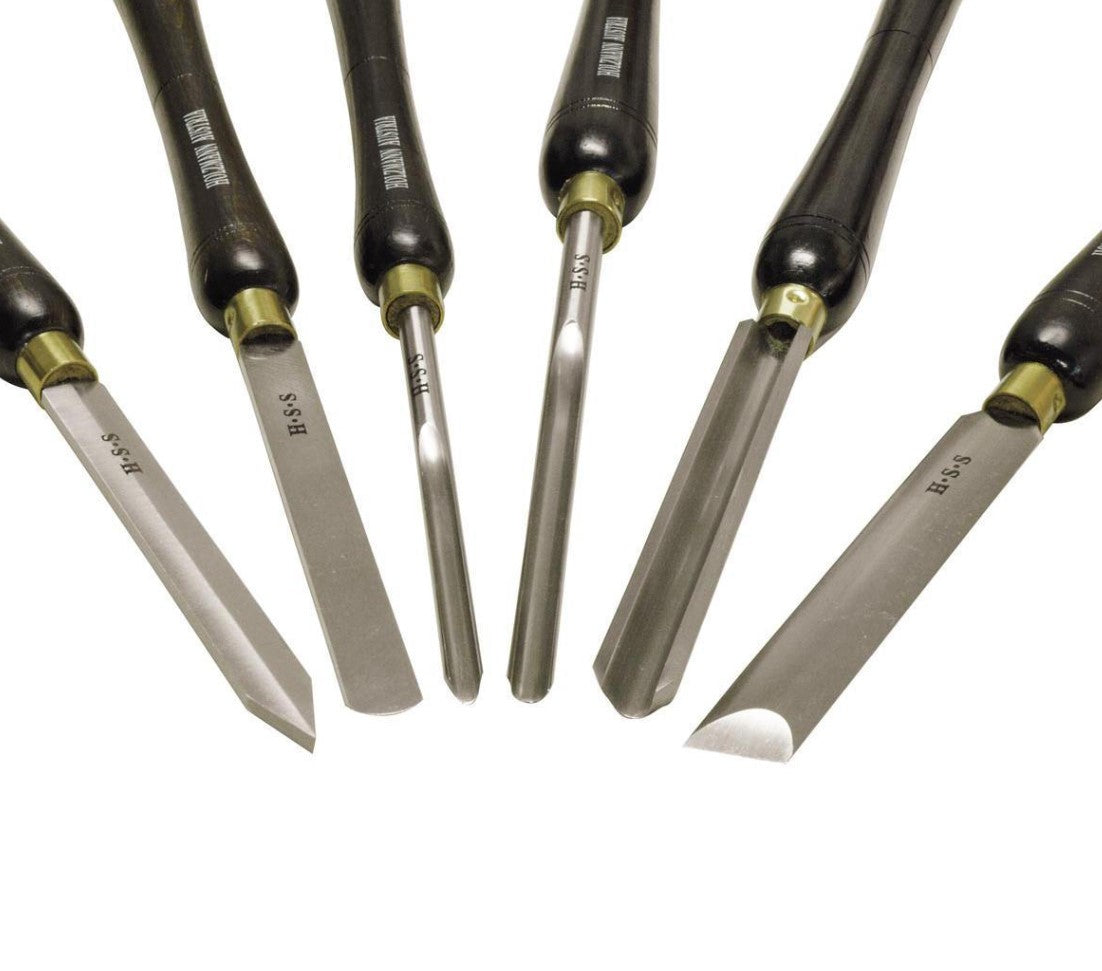 Holzmann H6TLG set di scalpelli di qualità 6 pezzi HSS